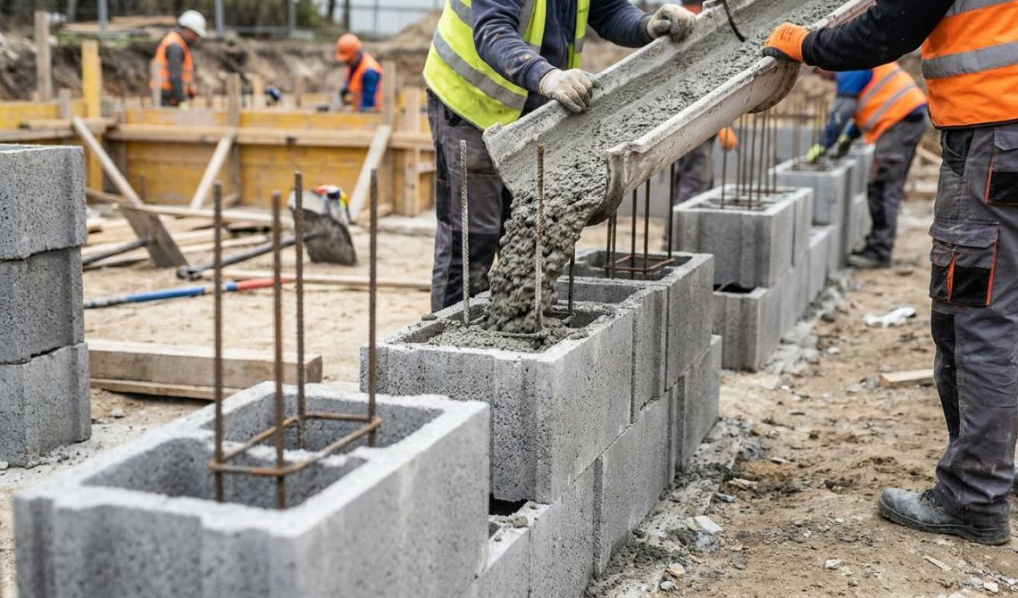 pustaki szalunkowe ile betonu